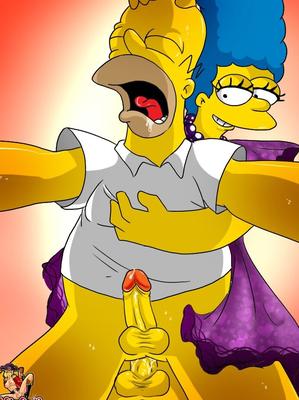 12P Fat Homer Simpson getting roughly fucked by a blue haired shemale