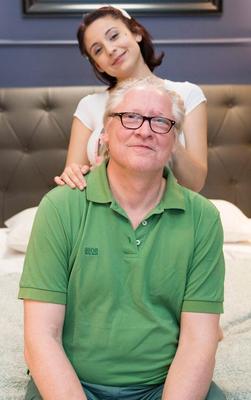20P Cutie with big juggs Sherill Collins seduces an old guy and gets banged hard