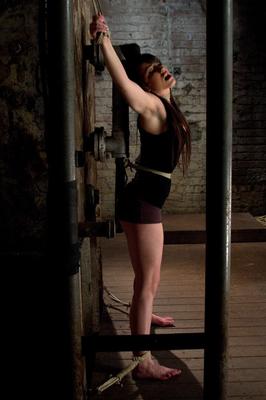 17P White girl Jennifer White tries helplessly to escape while being flogged