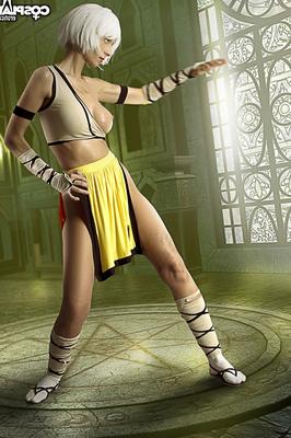 12P Cosplay Erotica Monk Diablo nude cosplay