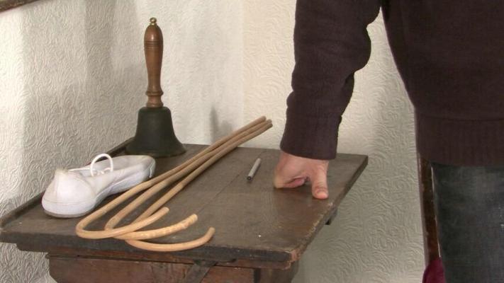 12P Spanking Online Caned on Arrival