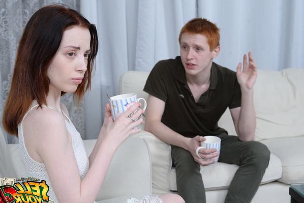 15P Young brunette Lottie Magne bangs another guy for a supply of procedural masks