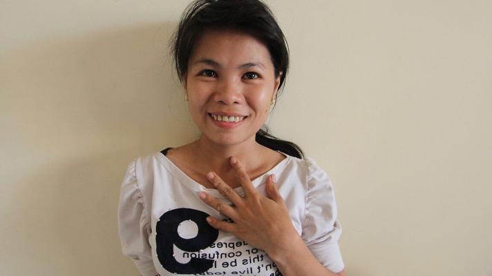 15P Cambodian teen with tiny tits undresses before bareback sex with a Farang