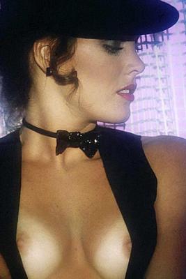 17P Beautiful vintage babe Loretta Ybarra poses in solo and shows her hairy cunt