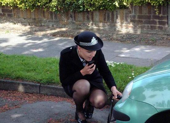 13P Lesbian Domme Female cop plays hard