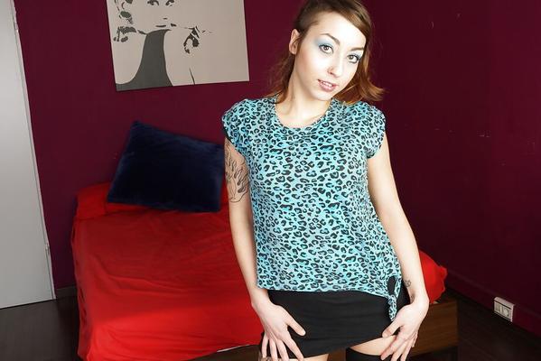 12P Sexy teen Livia Teen with hot tattoos and perfect for doggystyle ass