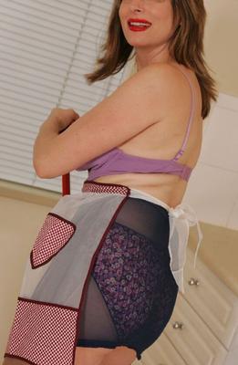 12P Mature fetish babe uncovering her big tits and flashing her panties