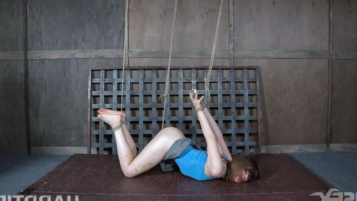 14P Geeky girl Blossom endures being tortured during lesbian domination action