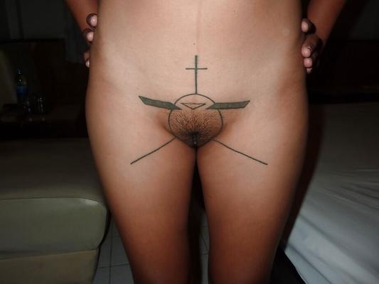 13P Thai solo girl Meow showing off tattooed twat and back before peeing in toilet