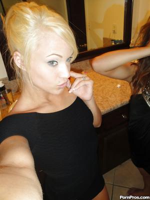 16P Teen lesbians Teagan and Gigi fingering and toying each other