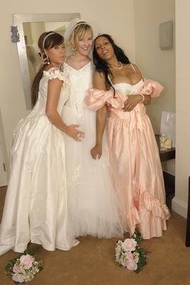 21P Horny bride gets involved in an IR lesbian threesome with her bridesmaids