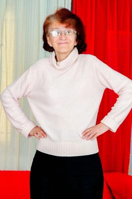 15P Redhead granny with tiny tits removes glasses before hardcore fucking