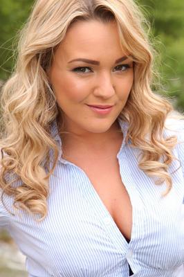 21P Charming MILF Jodie Gasson exposing her big breasts in alluring red lingerie