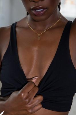 12P Hot black girl Ana Foxxx touts her phat ass during Playboy centerfold shoot