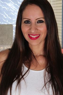 16P Undressing action with outstanding brunette mature lady Carmen Jones