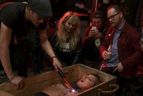 12P Disgraced at hard core punk show hedonistic cacophony of fucking, squirting