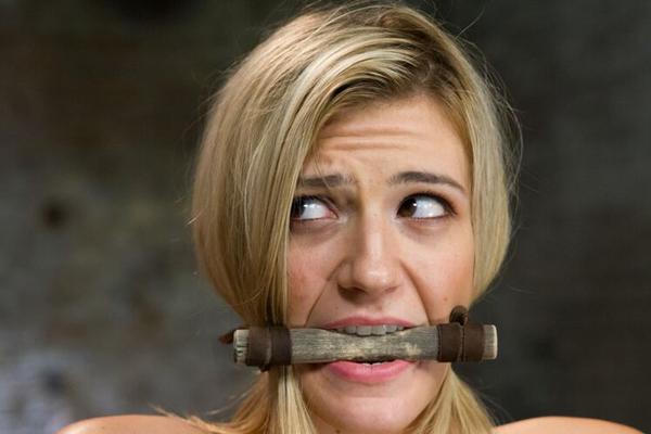 15P Beautiful Newbie Gets HogTied for the First Time on Kinkcom