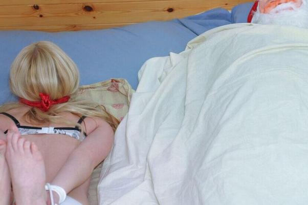 12P Blonde amateur peels off jeans prior to being gagged and hogtied