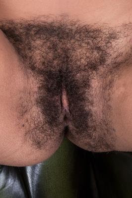 21P Exotic babe in a sweet dress Kayla Louise reveals her hairy vagina