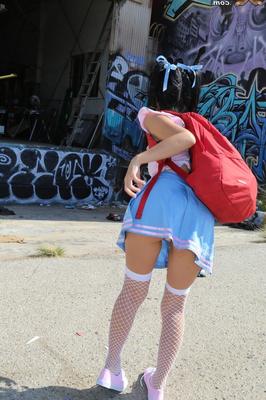 21P Incredible bukkake fuck fest with fantastic Asian slut Marica Hase