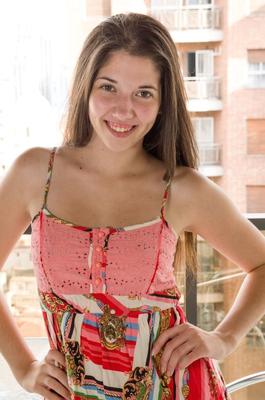 17P Adorable teen Virgin reveals her beaver after doffing her black undies