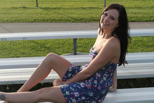 12P Teen solo girl Freckles 18 exposes her upskirt panties at a ball diamond