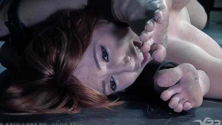 14P Restrained female slaves forced to pleasure each other with kinky sex toys
