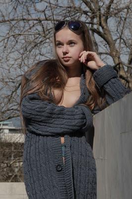21P Adorable teen Milena D disrobes to show her nice tits & her bush outdoors