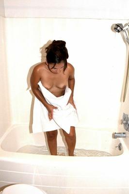 21P Hot girlfriend Angela teases with her big ass & spreads to show her hairy muff