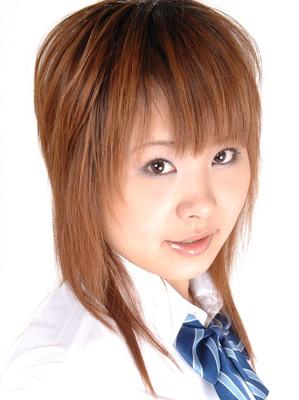 12P Lovely Japanese student Ichigo Morino posing in her cute uniform