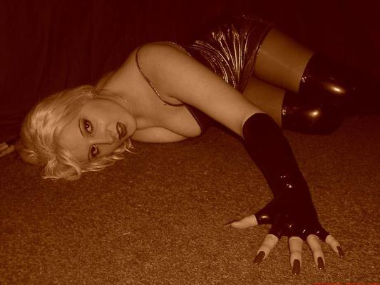 16P The Silver dress ClassicBlonde,Fetish,Small tits
