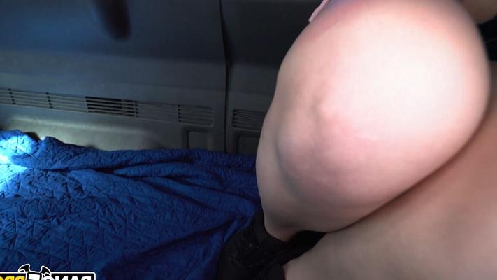 21P Teen hitchhiker Rharri Rhound enjoys hardcore sex with a stranger in his car