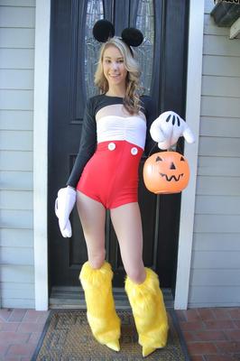 17P Cute teen Tysen Rich shows her hot petite ass in sexy Halloween costume