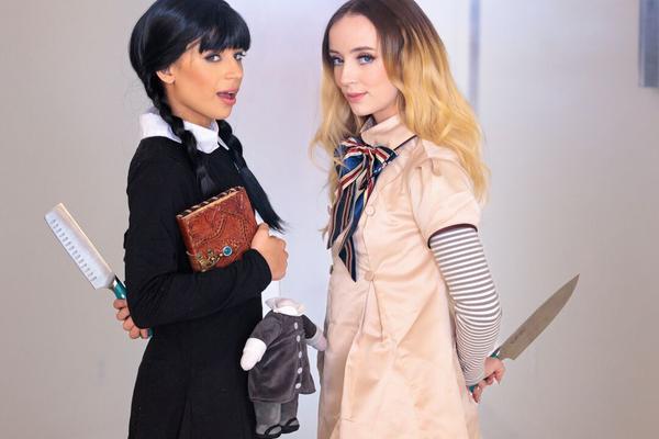 16P Dressing as their favorite characters from recent media for Halloween, Maria