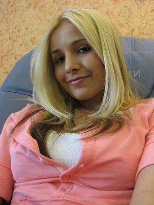 21P Amateur friends Sandy and Yana strip and rub their pussies in public