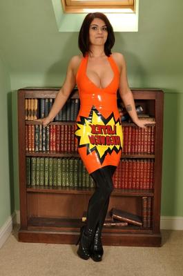 12P Latex Heaven Non Nude Brunette Skirt