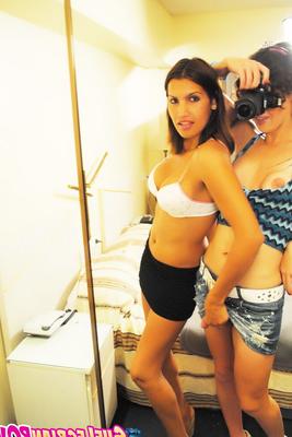 12P A Pair of Horny Shemale Lesbians in Oral Action