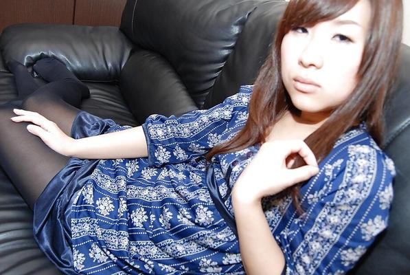 16P Liberated asian teen Aiko Kondo striping and masturbating her gash