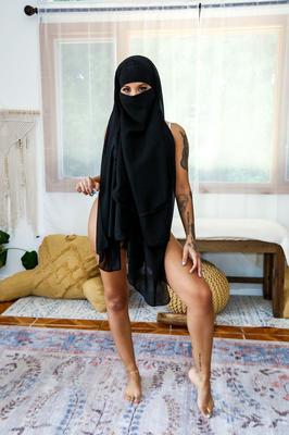 21P Naughty Arab babe Nina White eats cum after wild hardcore sex with a hung stud