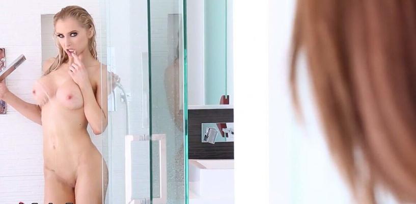 21P Hot Alix Lynx & Tasha Reign screw each other's cunts with toys in the shower