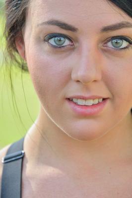 21P Green-eyed doll Whitney strips in public & masturbates with a cucumber at home