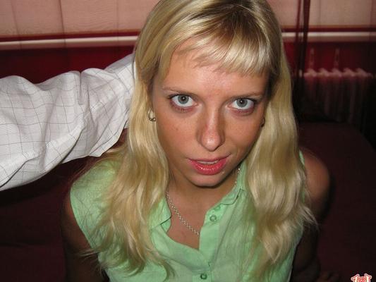 21P Golden-haired teen Polina gets filmed while fucking her handsome boyfriend