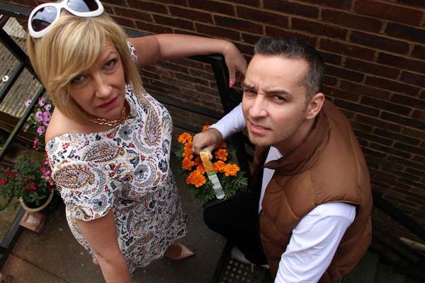 16P Middle aged British lady entertains her young lover during afternoon sex romp
