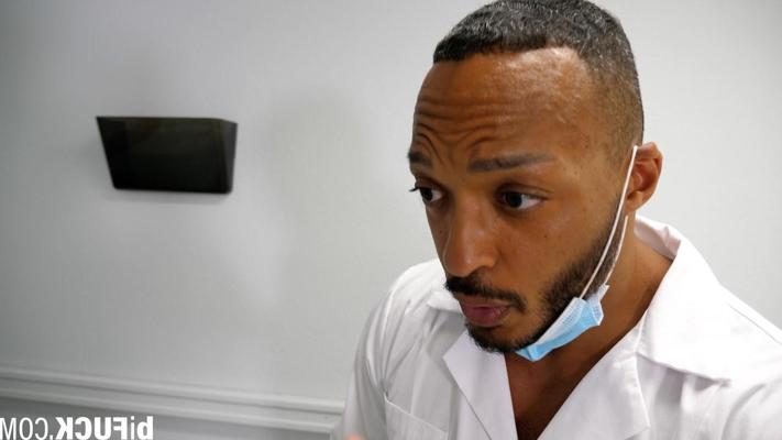 20P Curvy slut Kat Dior participates in a hospital 3some with bisexual doctors