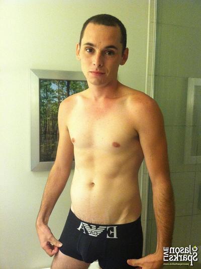 20P Naughty skinny gay dudes Elliott Vance and Tyler Page sit on each other's cock