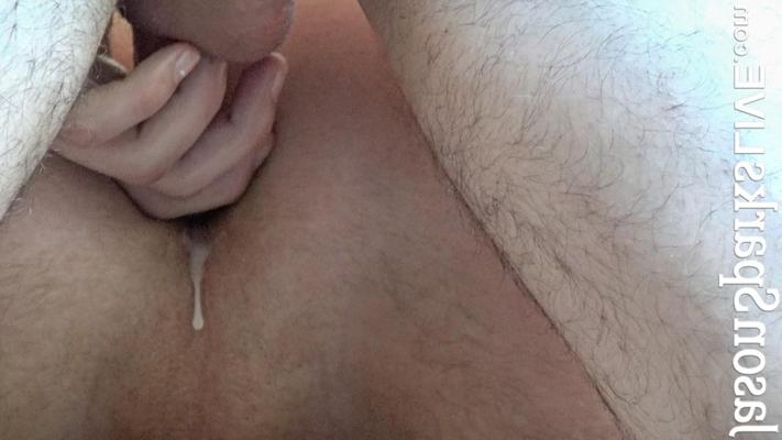 15P Gay brunettes Cole Blue & Eli Bennet French kiss and have bareback anal sex