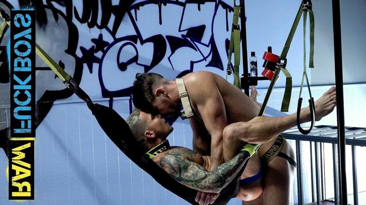 20P Gay perverts Archer Croft & Jordan Starr engage in BDSM anal sex action