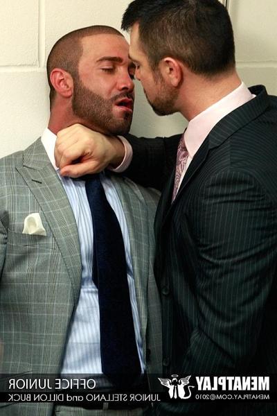 16P Muscular gay colleagues Junior Stelliano & Dr Richard have a wild oral quickie