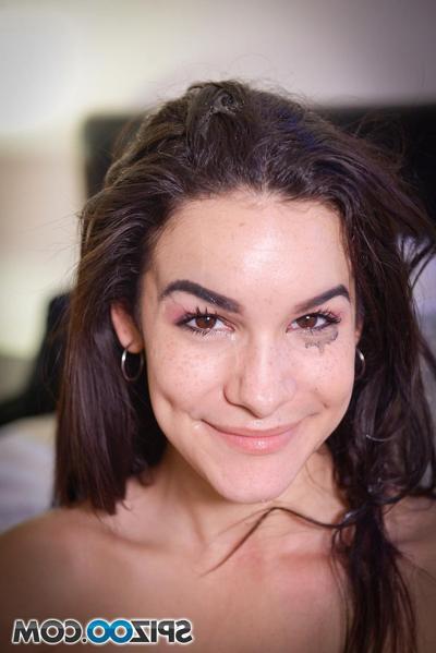20P Small boobed honey Eden Sin deepthroats and rides her boyfriend's dick