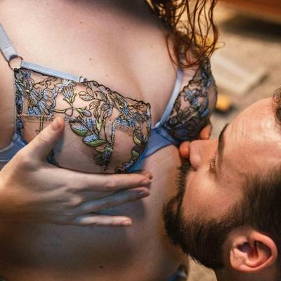 14P Chubby European Heidi Priestess performs an erotic tease show in sexy lingerie